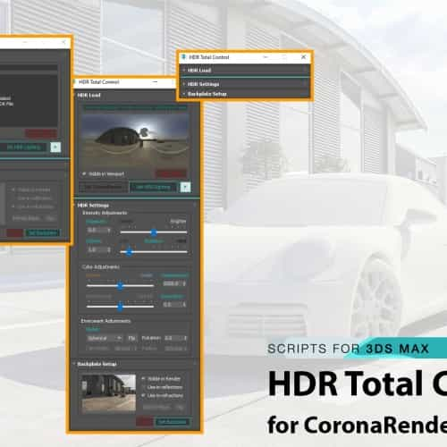 Corona HDRI 环境光控制 V2.5