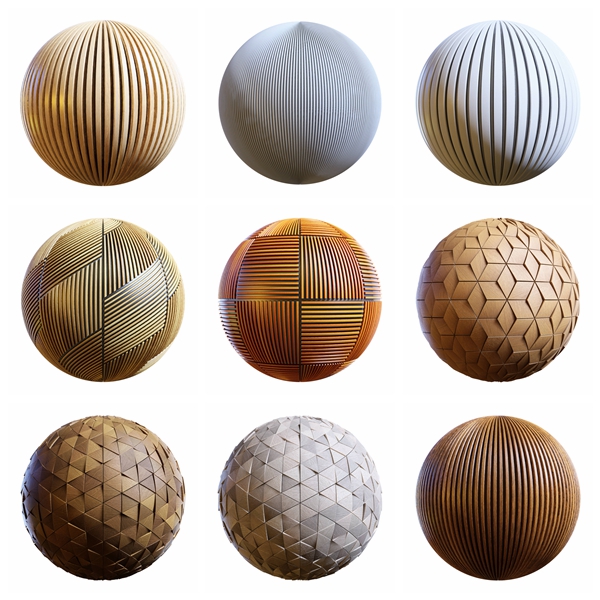 CGAxis PBR  – 墙板无缝4K贴图（包含VRAY材质）插图1110 1.jpg