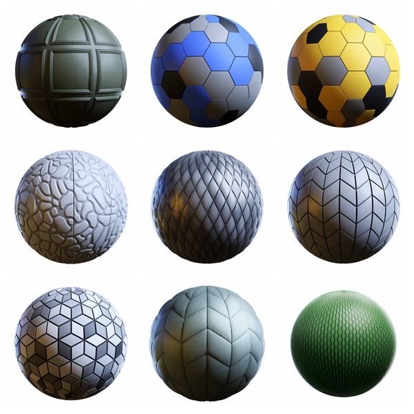 CGAxis PBR  – 墙板无缝4K贴图（包含VRAY材质）插图54 1.jpg