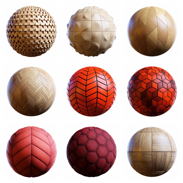 CGAxis PBR  – 墙板无缝4K贴图（包含VRAY材质）插图87 1.jpg
