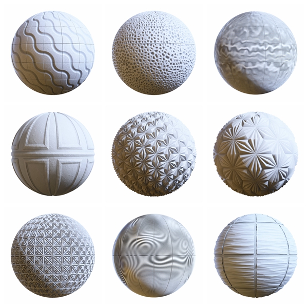 CGAxis PBR  – 墙板无缝4K贴图（包含VRAY材质）插图109 1.jpg
