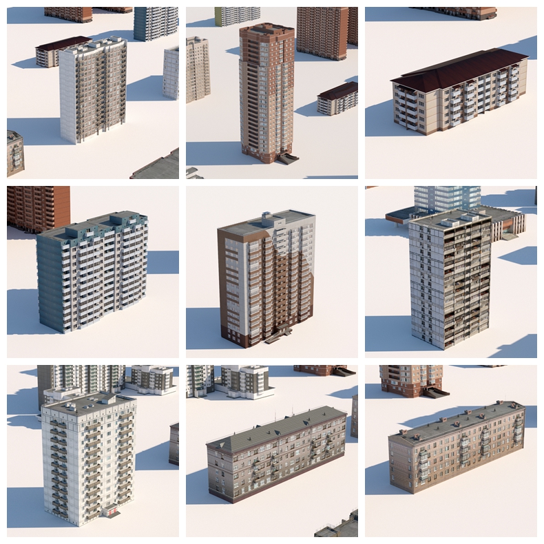 俄罗斯楼房建筑3D模型插图32.jpg