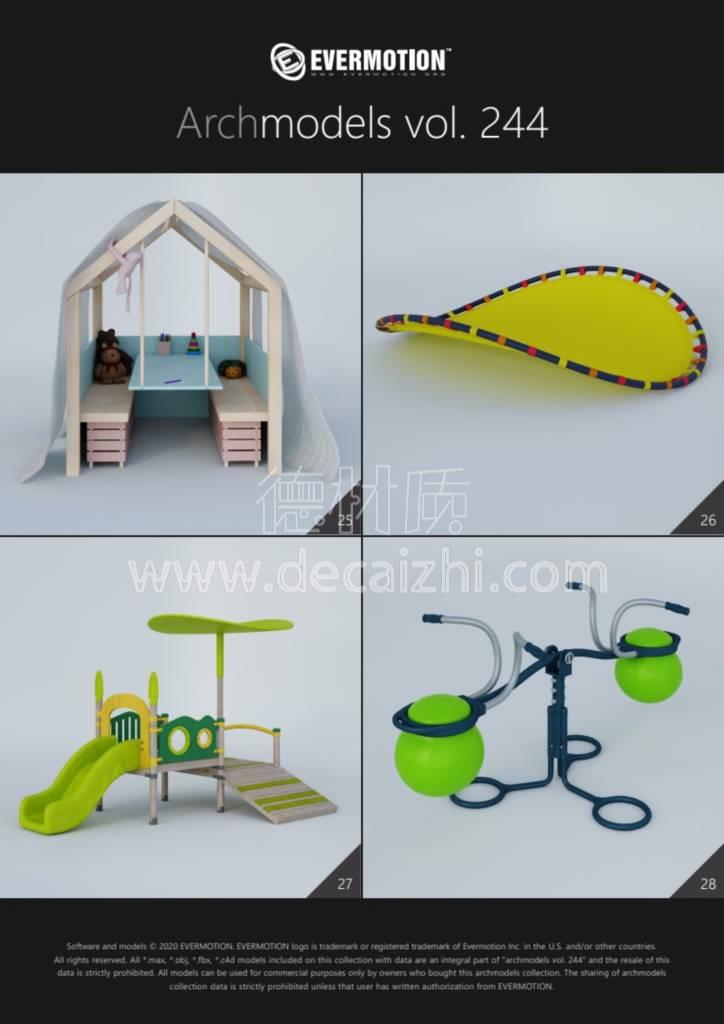 Evermotion – Archmodels Vol.244 儿童桌椅床玩具游乐设施3D模型插图7archmodels_vol_244_08.jpg