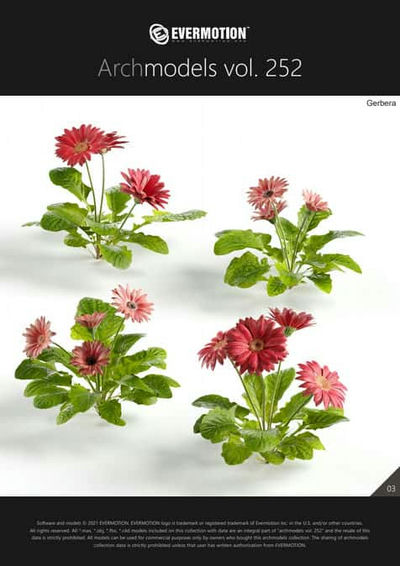 Evermotion – Archmodels Vol.250.252（树木和花草）插图7252植物花草花朵_04.jpg