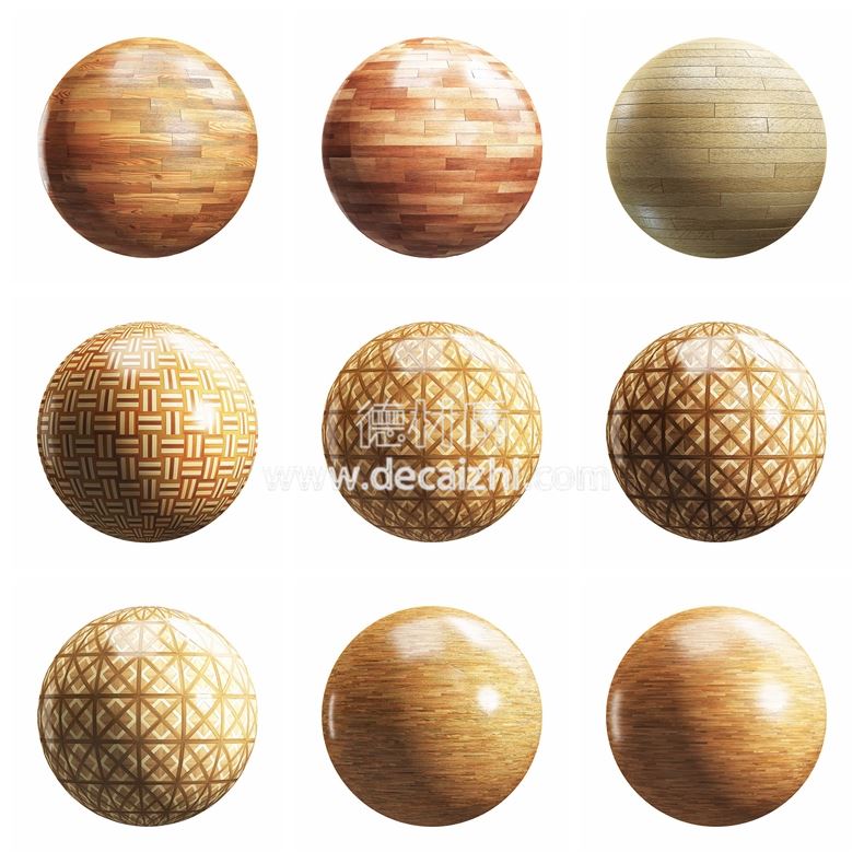 100组木制地板物理级PBR纹理材质合集 CGaxis出品插图111 2.jpg