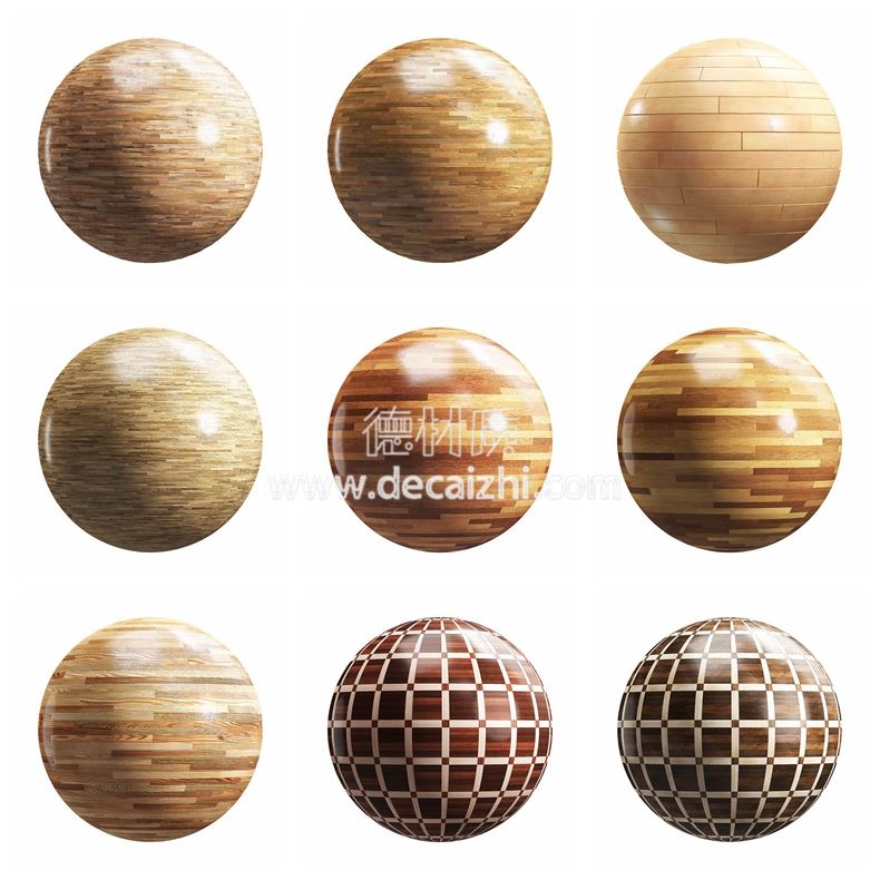 100组木制地板物理级PBR纹理材质合集 CGaxis出品插图98 2.jpg