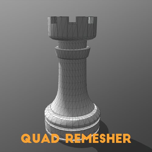 四边形网格拓扑QuadRemesher 1.3.0 FOR MAXTOOLS
