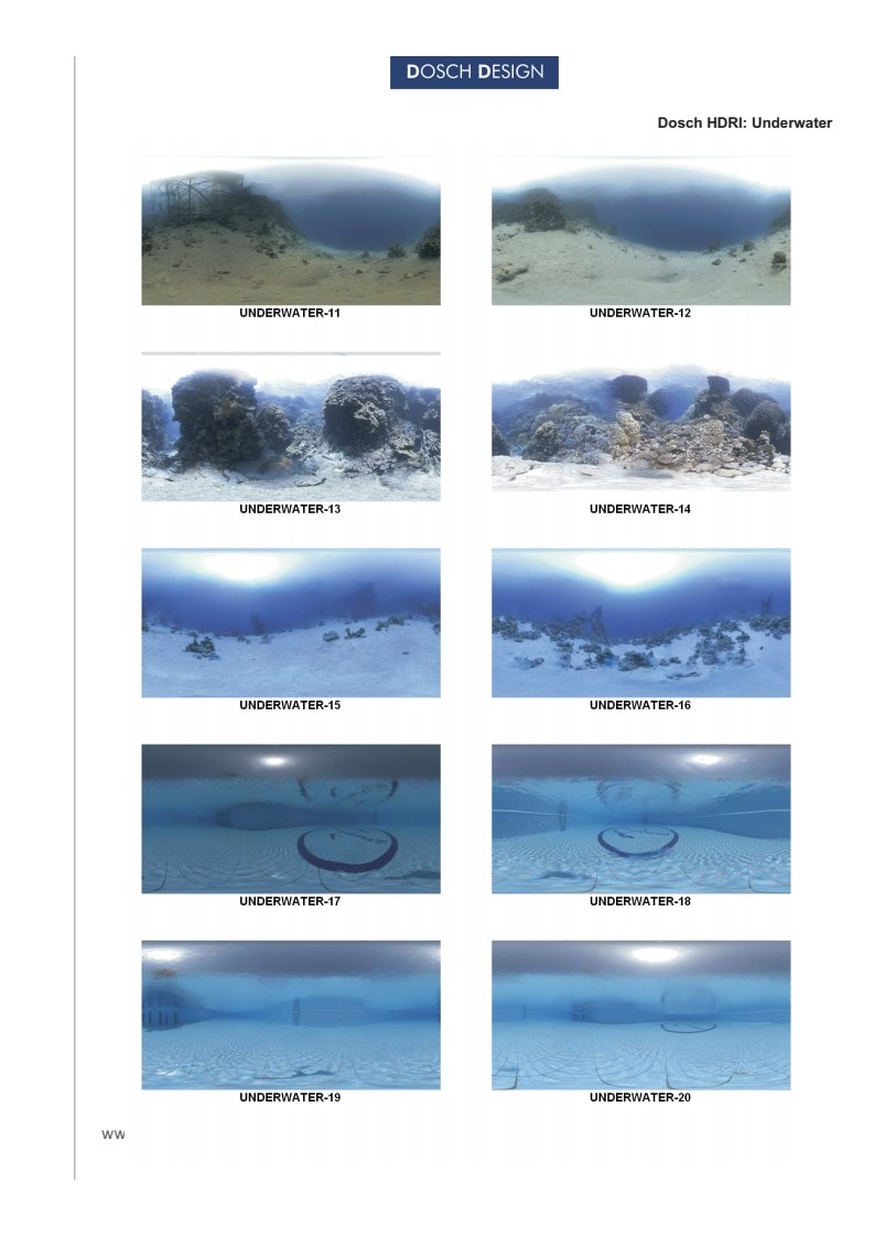 28个水下场景的全景图片插图2DHDRI Underwater_3.jpg