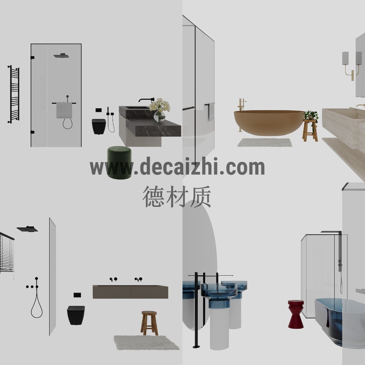 鱼佬搭配的软装模型92套插图6a3sdf1w527.jpg
