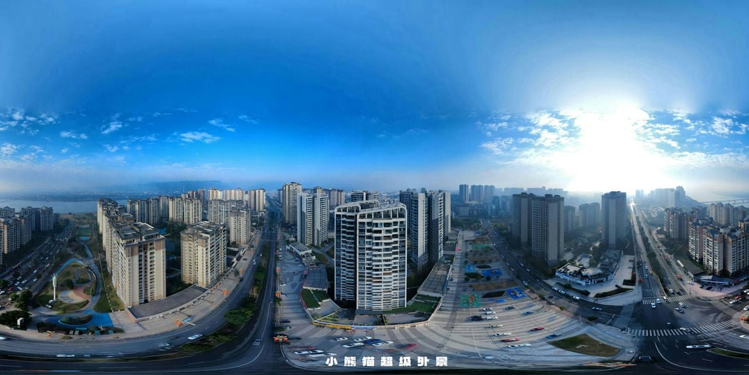 全网最全小区HDRI 原创系列外景 更新插图3日景3小区 小熊猫超级.jpg