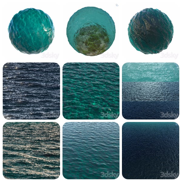 海洋材质模型