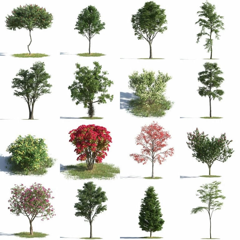 100组植物树木3D模型 Evermotion – Archmodels for Corona vol.1 (3DS MAX格式)插图1a32sd1f56eheth.jpg