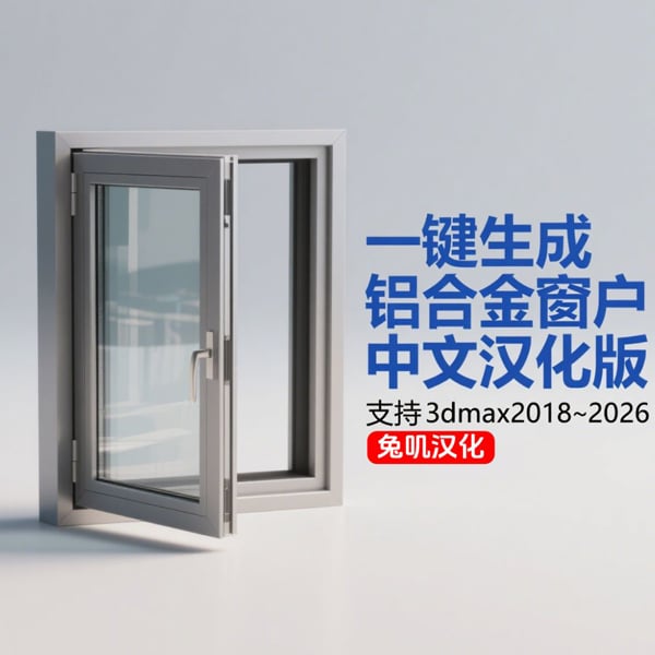 汉化 | 一键铝合金窗户生成器