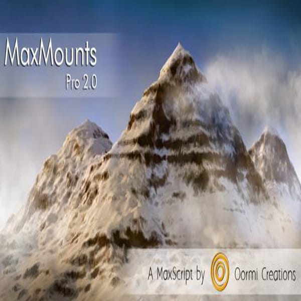 中文版丨山脉地形MaxMounts Pro For 2014+